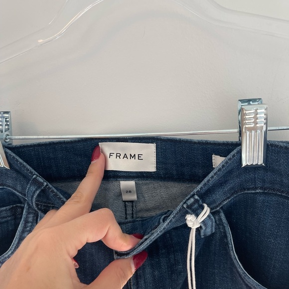 Frame Le High Rise Straight Jeans - Picture 5 of 6